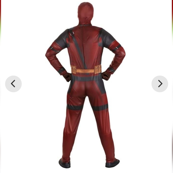 🖤❤️ Deadpool Adult Costume - Brand New Halloween Cosplay Suit - Picture 2 of 11